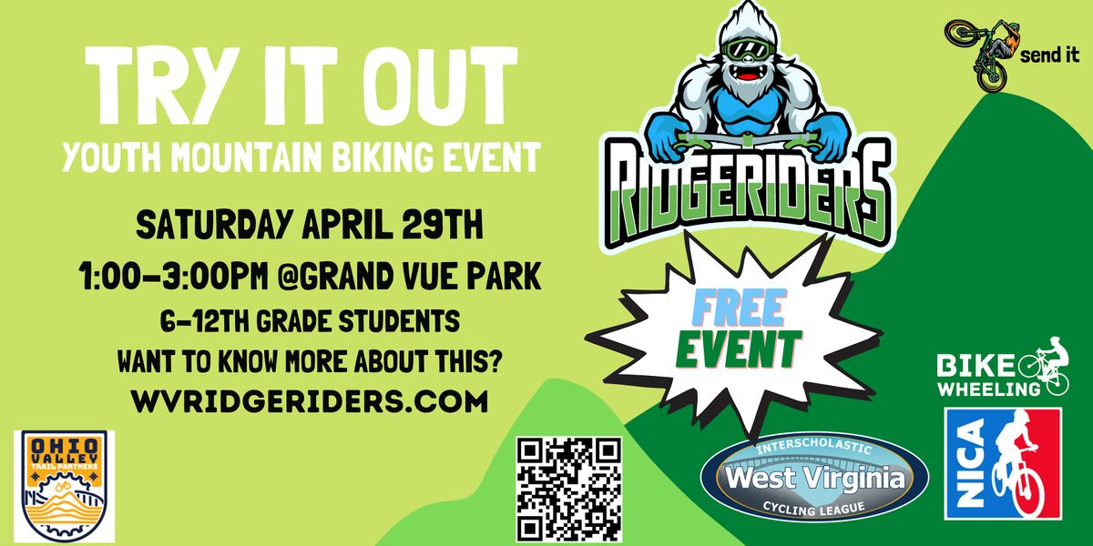 Try It Out Mountain Biking Grand Vue, Grand Vue Park, Moundsville, 29