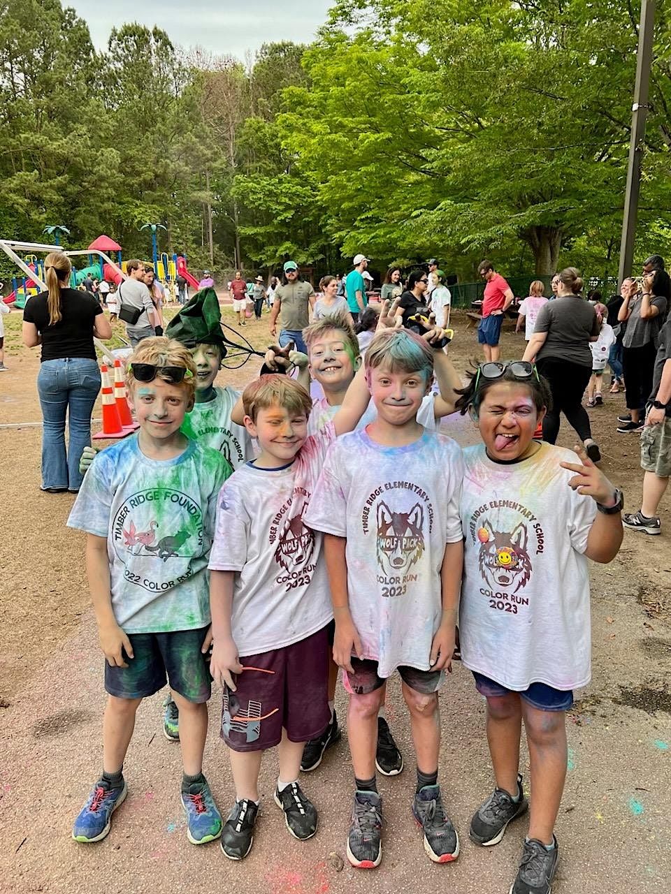 Timber Ridge Color Run, Timber Ridge Elementary School, Marietta, 19