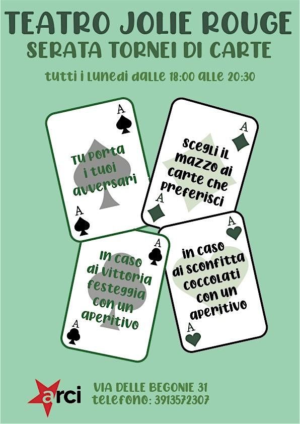 Serata Tornei di Carte | Event in Roma | AllEvents