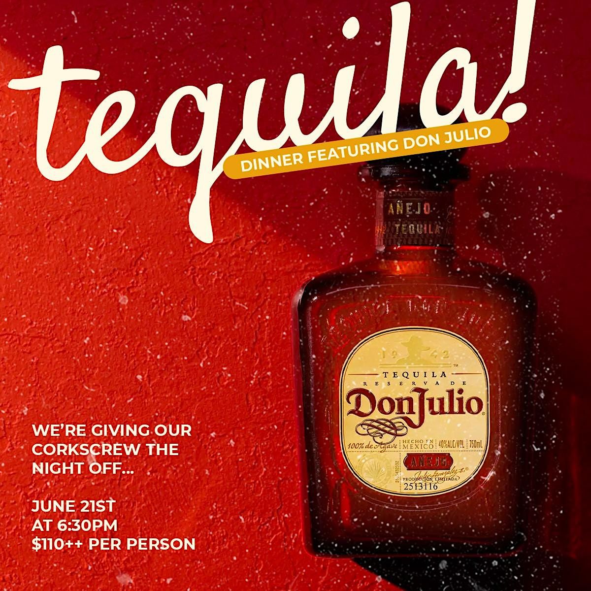 Web napa on providence, charlotte: Don Julio Pairing Dinner, Napa on Providence, Charlotte, June 21 2023