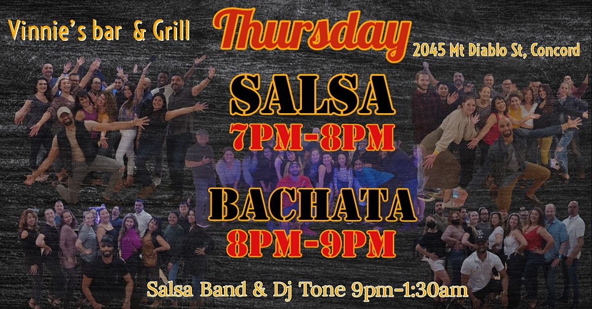 Salsa class and Bachata Class Thursday night | Event in Concord | AllEvents