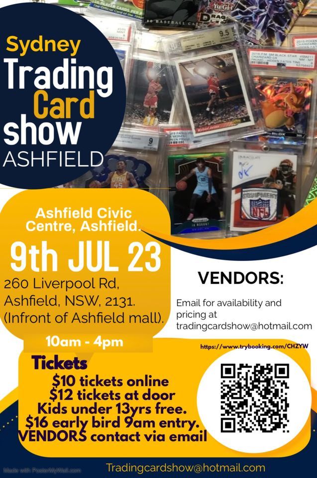 Trading card Show Ashfield, Sydney, Trading Card Show Australia
