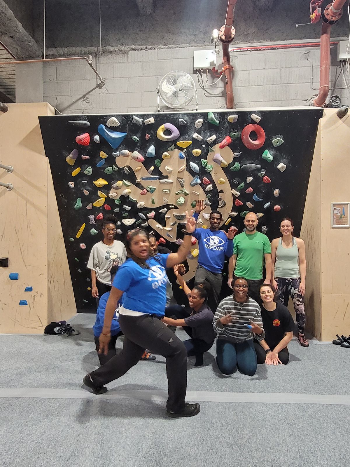 Empowr Climbing session with United We Climb, Arch Climbing Wall