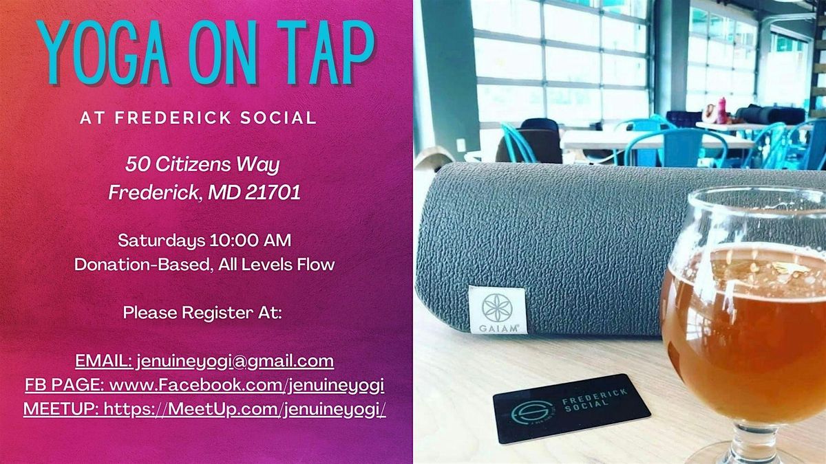 Yoga On Tap @ Frederick Social | Event in Frederick | AllEvents
