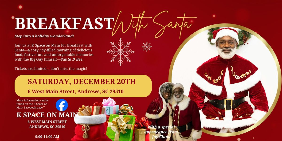Breakfast with Santa, 20 December | Event in Andrews | AllEvents