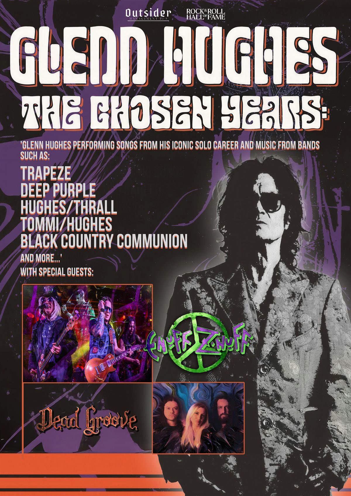 Glenn Hughes with Enuff Z'Nuff and Dead Groove, 24 April | Event in Mount Dora | AllEvents