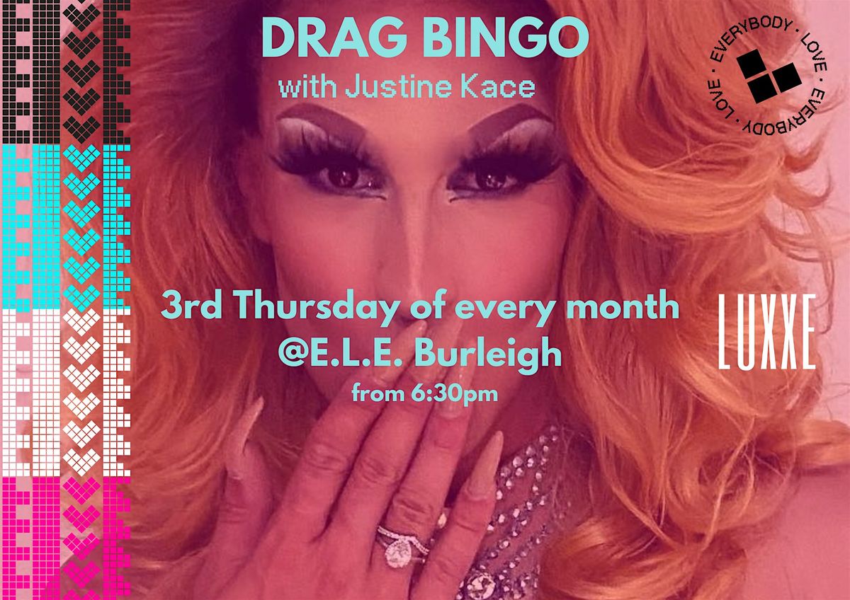 Monthly Drag Bingo at E.L.E. with Justine Kace | Event in Burleigh Heads | AllEvents