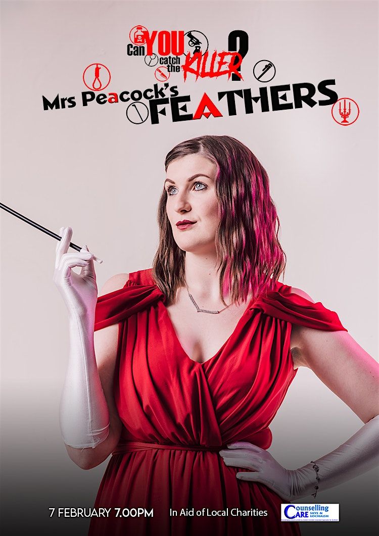 M**der MYSTERY NIGHT I MRS PEACOCK'S FEATHERS, 7 February | Event in Kyle of Lochalsh | AllEvents