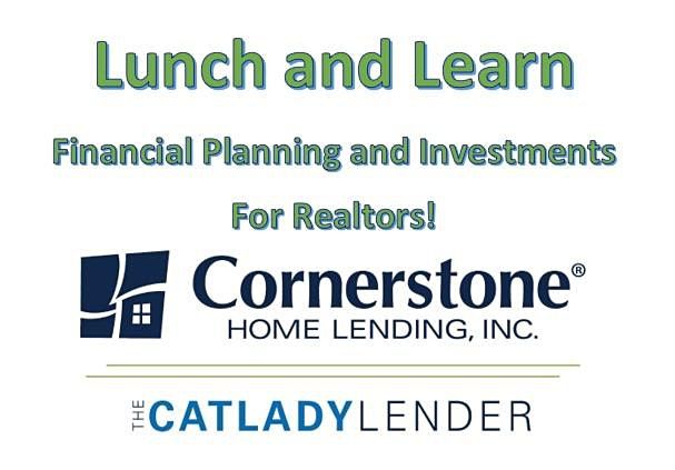 Charlotte Realtor Christmas Lucheon 2022 Lunch And Learn: Financial Planning And Investments For Realtors,  Cornerstone Home Lending, Inc, Raleigh, March 9 2022 | Allevents.in
