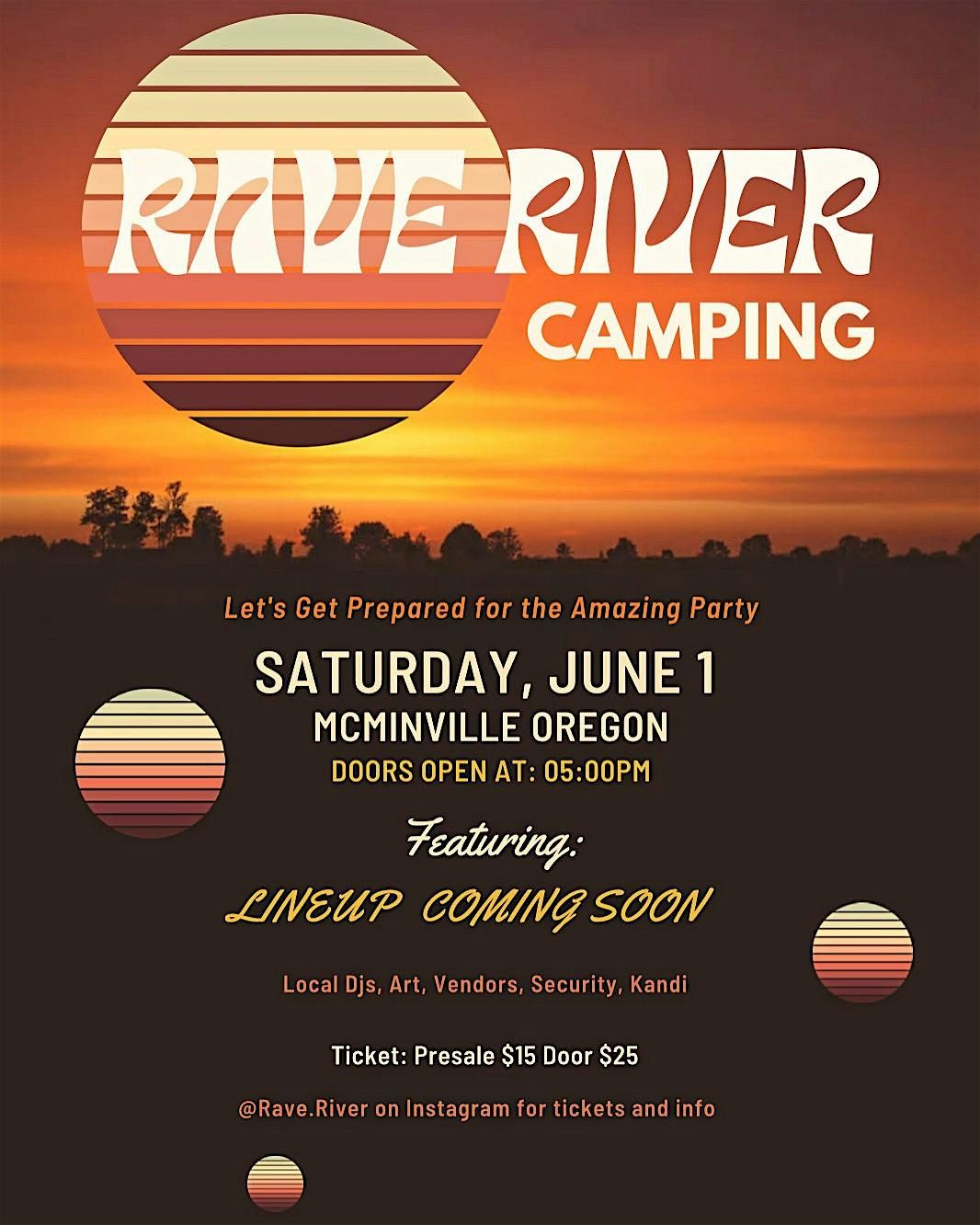 Rave River Camping, McMinnville, 1 June 2024 AllEvents.in