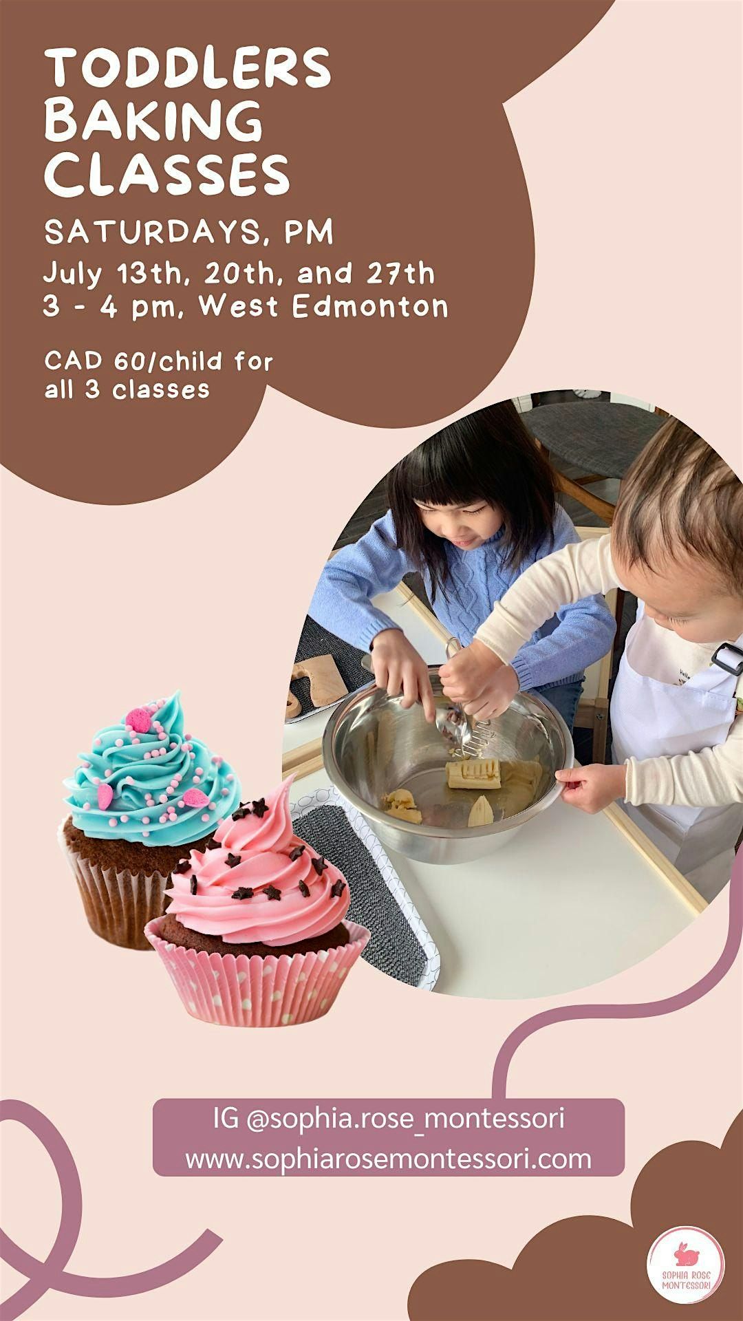 Toddlers Baking Classes Saturdays series (July - afternoon), 8932 213 ...