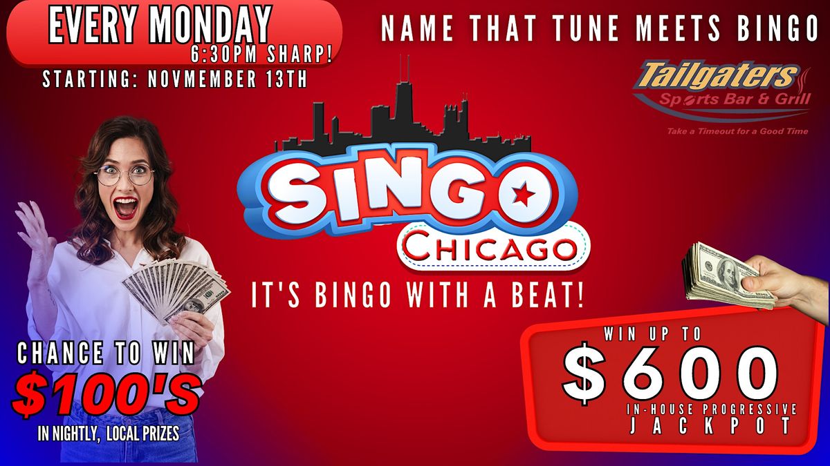 SINGO - Music Bingo @ Tailgaters Sports Bar & Grill | Event in Bolingbrook | AllEvents
