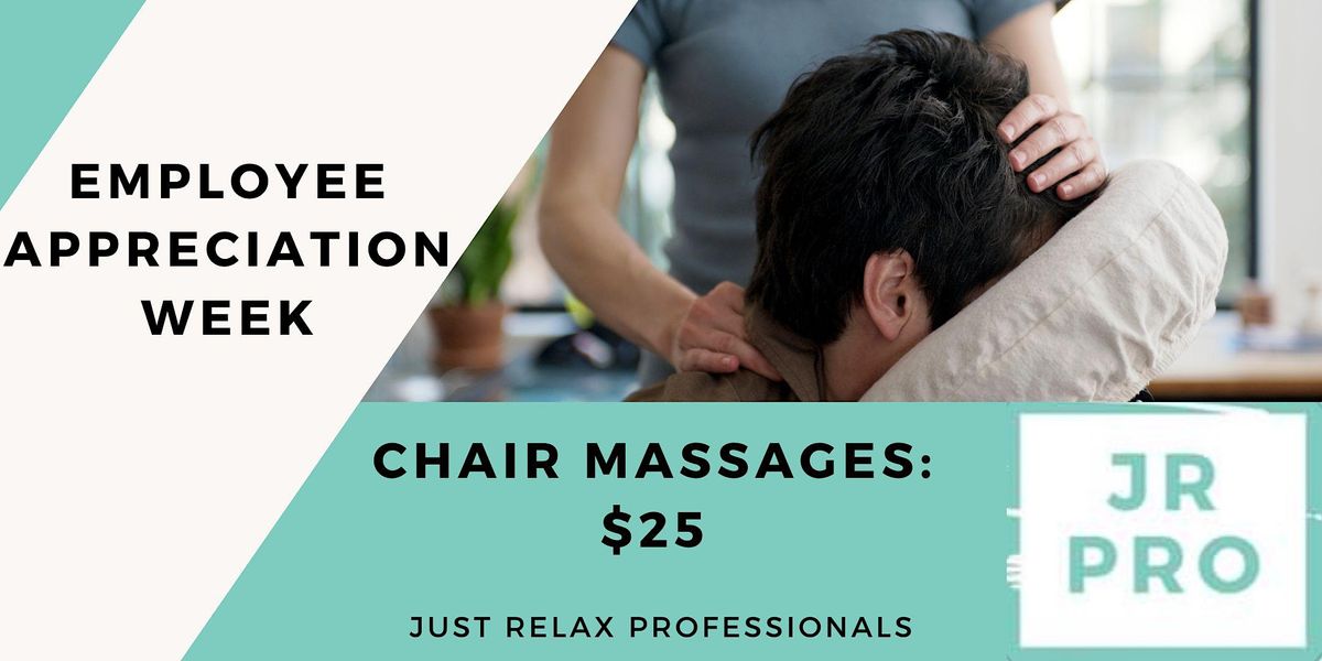 Employee Appreciation Week Chair Massages, JRPRO Spa NW, Columbus, 3