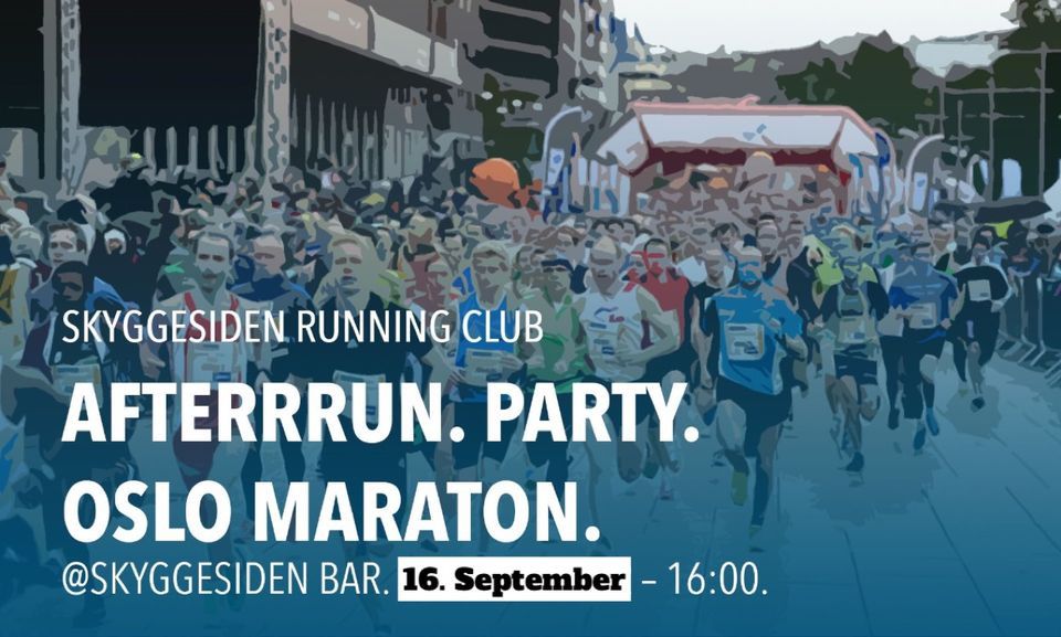 Oslo Maraton Afterrun Skyggesiden Running Club, Skyggesiden Bar, Oslo
