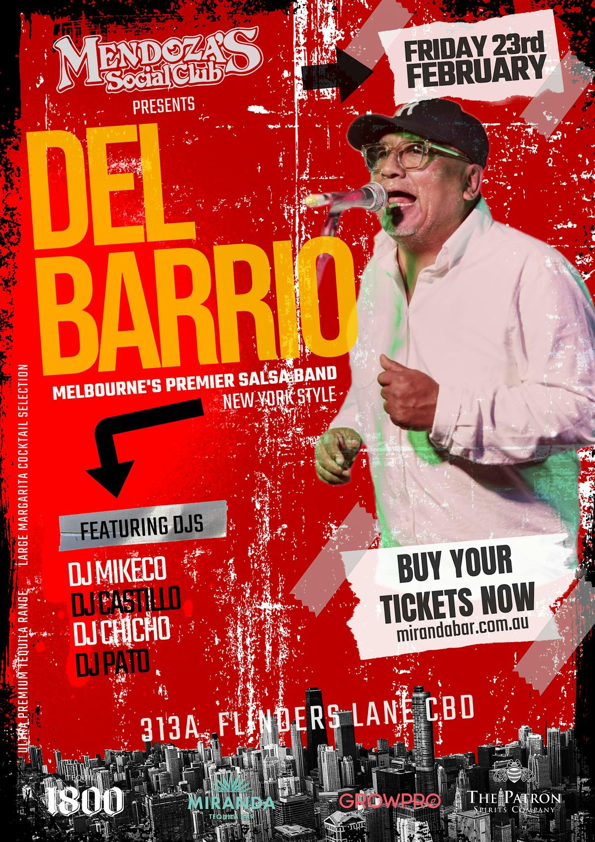 Del Barrio Salsa band at Miranda Tequila Bar, Miranda Tequila Bar