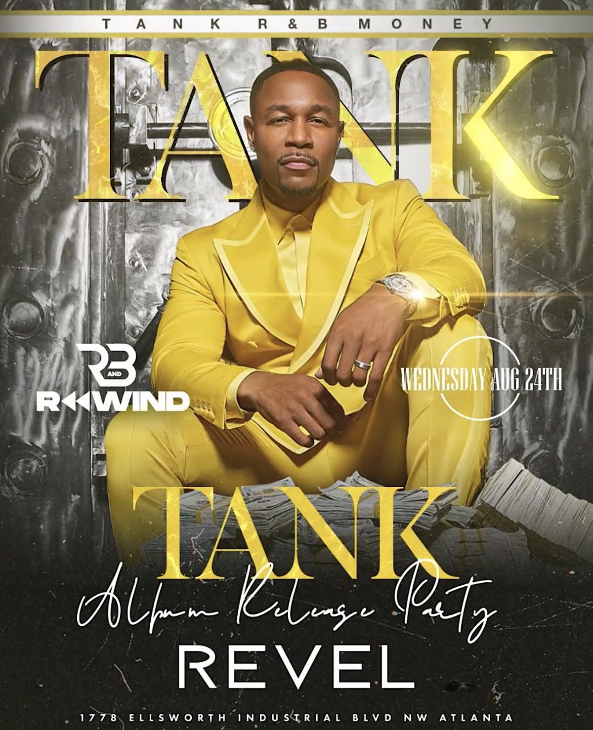TANK PERFORMING LIVE @R&B Rewind Wednesday’s at Revel, REVEL ATLANTA ...