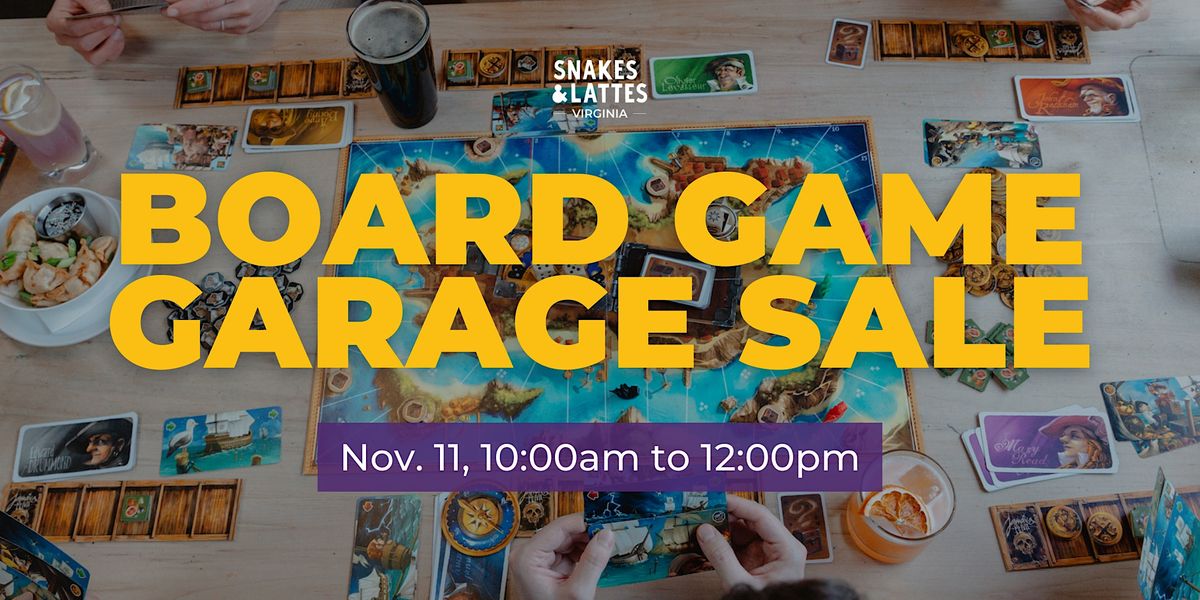 Board Game Garage Sale Snakes & Lattes Virginia, Roll with It by