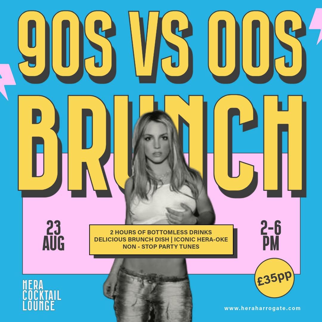 90's vs 00's | Pop Party Bottomless Brunch, 23 August | Event in Harrogate | AllEvents