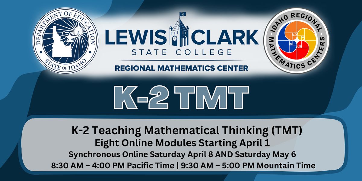 TMT Grades K2 Online Spring 2023 (3 credits), April 3 to June 3