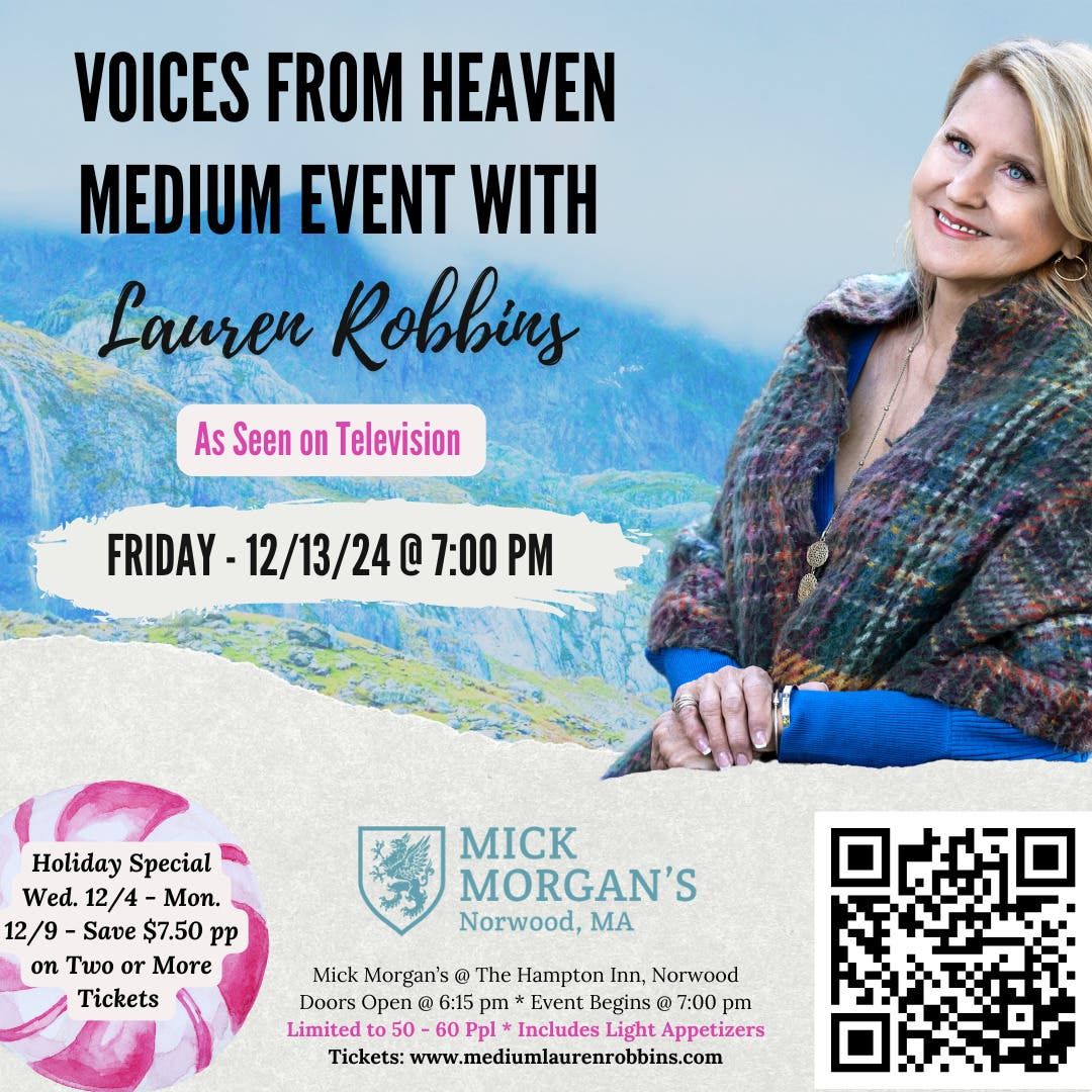 Medium Lauren Robbins, 15 July | Event in Beverly | AllEvents