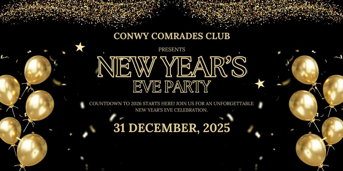New Years Eve Party, 31 December | Event in Conwy | AllEvents