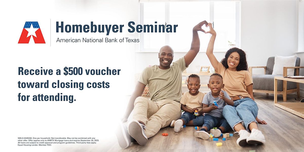 ANBTX Homebuyer Seminar, Hughes Group Real Estate, DeSoto, 26 August