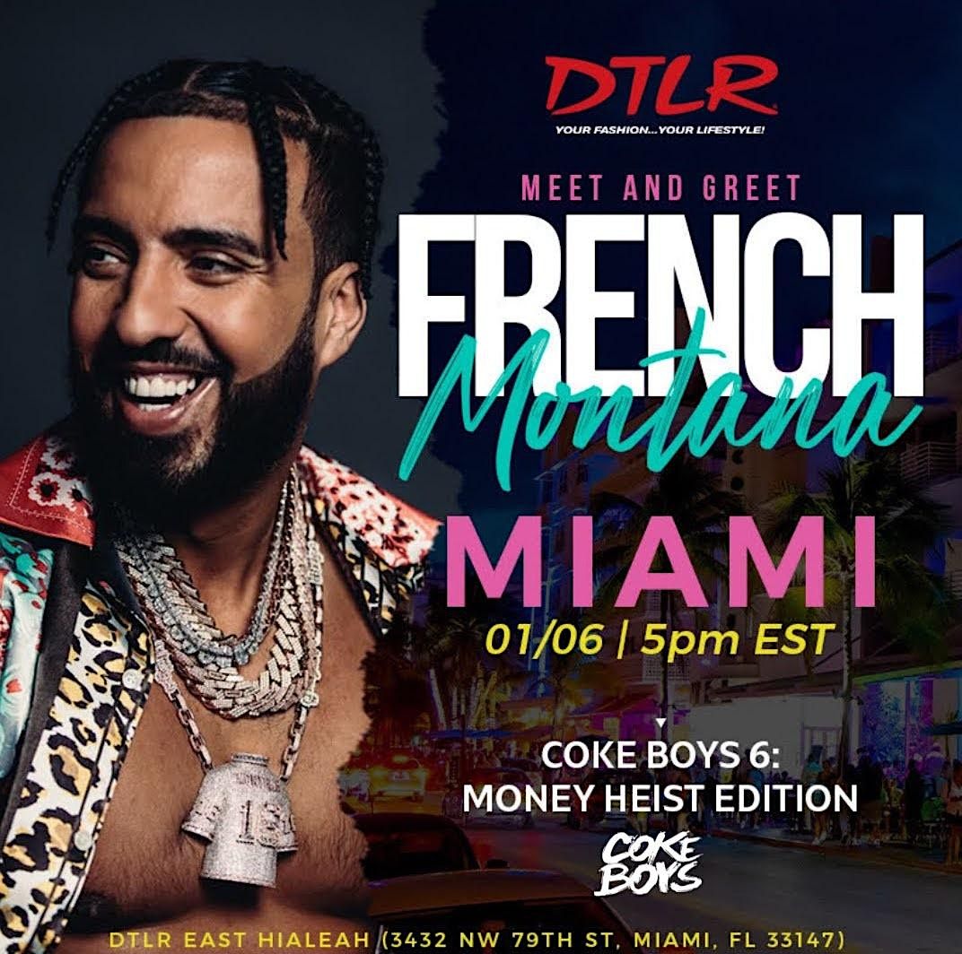 DTLR Radio Presents Meet & Greet CD Signing w/ French Montana! (CT