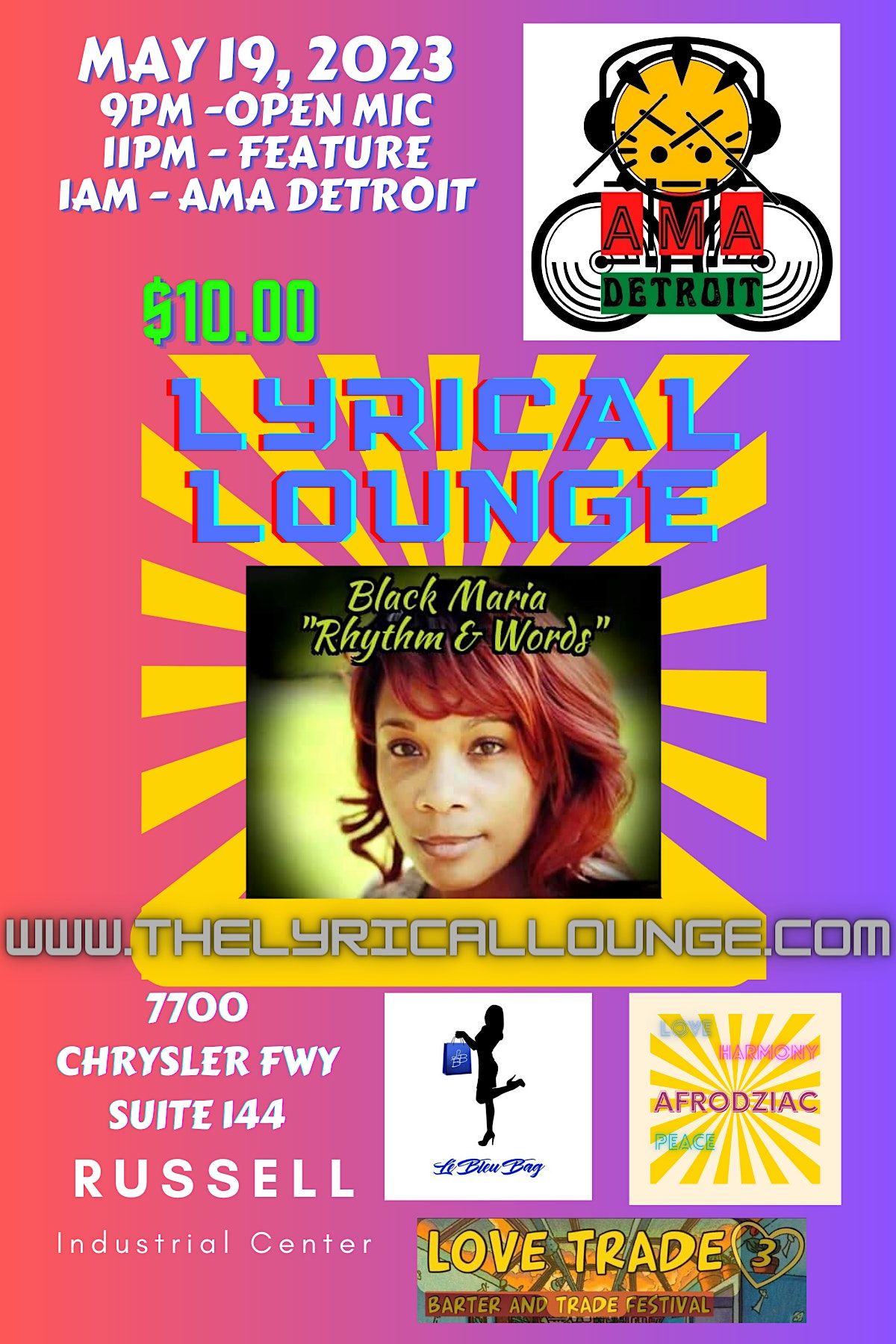 Lyrical Lounge, Walter P. Chrysler Freeway, Detroit, June 16 to June 17