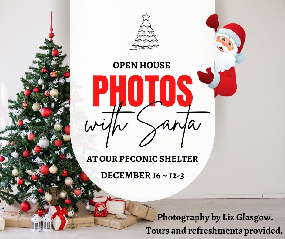 Open House & Photos With Santa, The North Fork Animal Welfare League