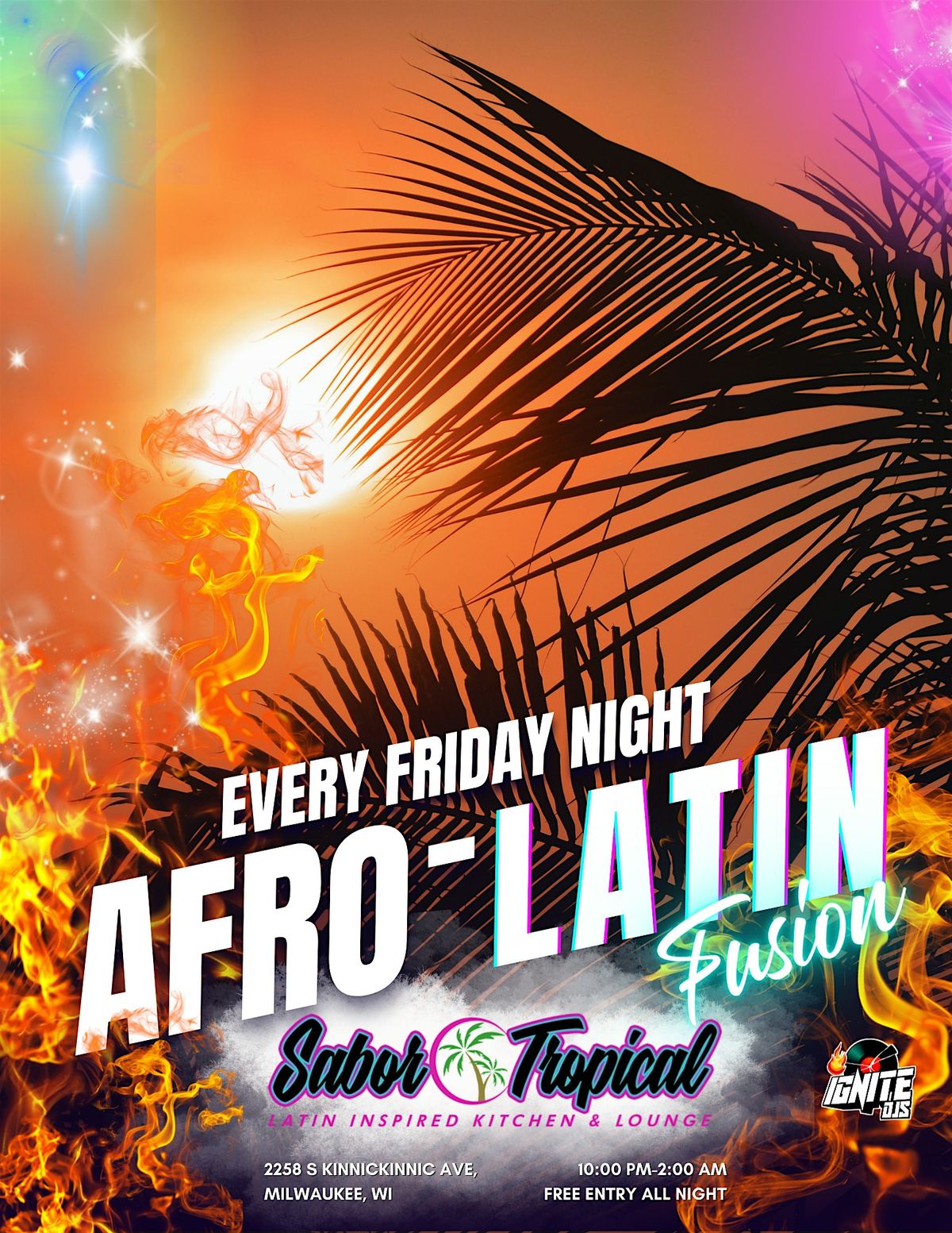 AFROLATIN FUSION FRIDAYS AT SABOR TROPICAL, Sabor Tropical, Milwaukee