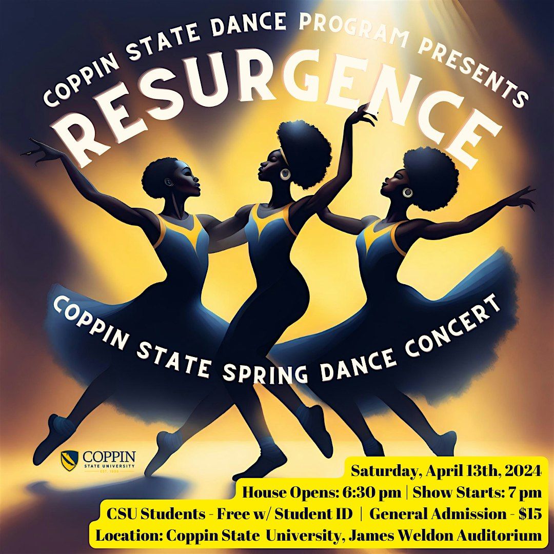 Coppin State University Dance Program Spring Dance Concert, Coppin