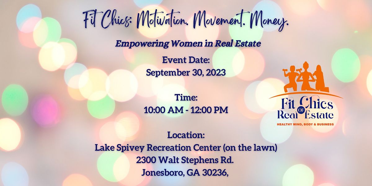 Fit Chics Meet and Greet, Lake Spivey Recreation Center, Walt Stephens