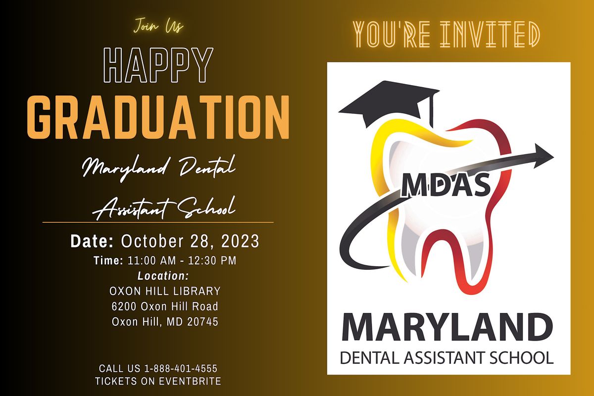 Maryland Dental Assistant School Graduation, Oxon Hill Branch Library
