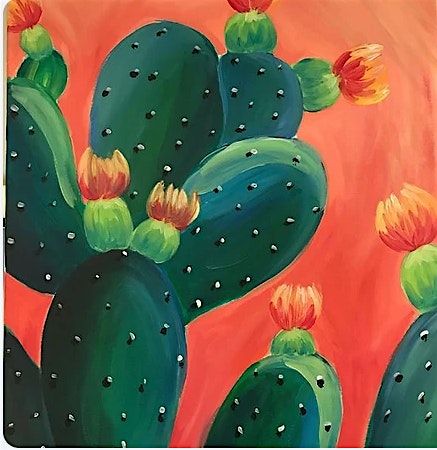 Prickly Pear Sip & Paint, Phearless Art Studio, Moreno Valley, 11 April