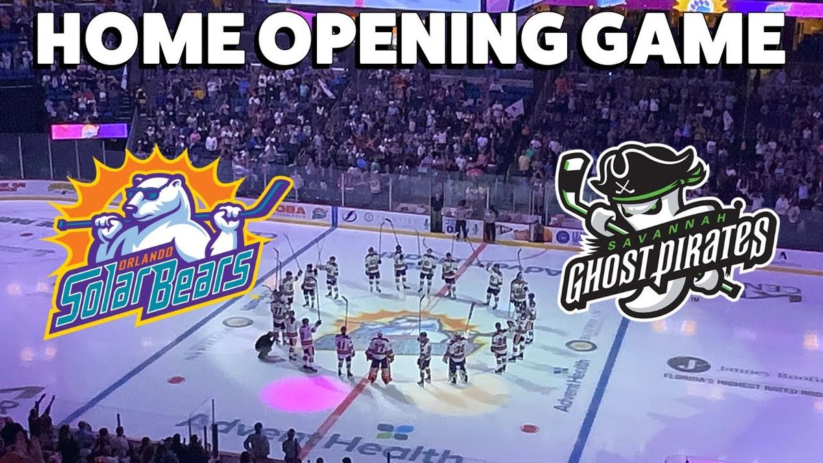 Orlando Solar Bears vs. Savannah Ghost Pirates, 23 October | Event in Orlando | AllEvents
