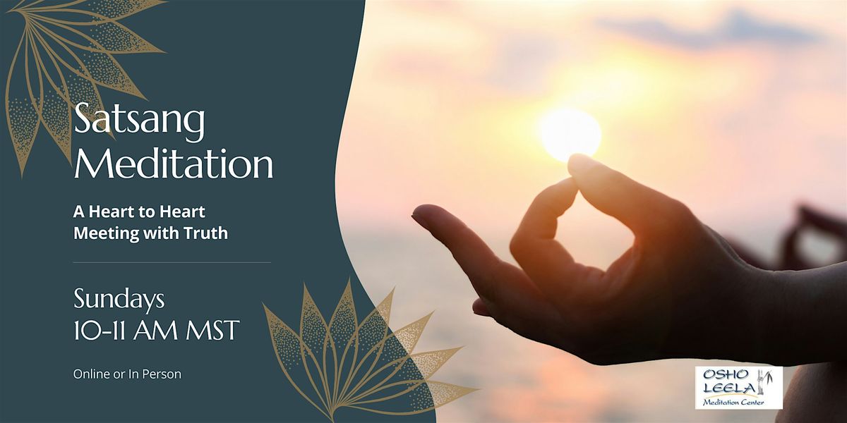 Satsang Meditation | Event in Boulder | AllEvents
