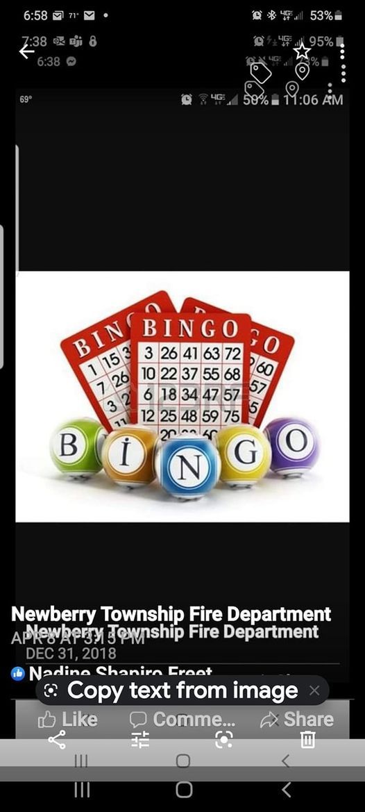 Bingo 7 09 21 2145 York Haven Rd Etters Pa 9613 United States July 9 To July 10 Allevents In