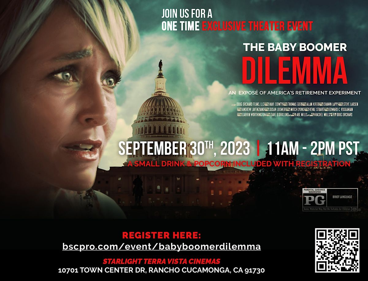 The Baby Boomer Dilemma Movie Theatre Experience, Starlight Terra Vista