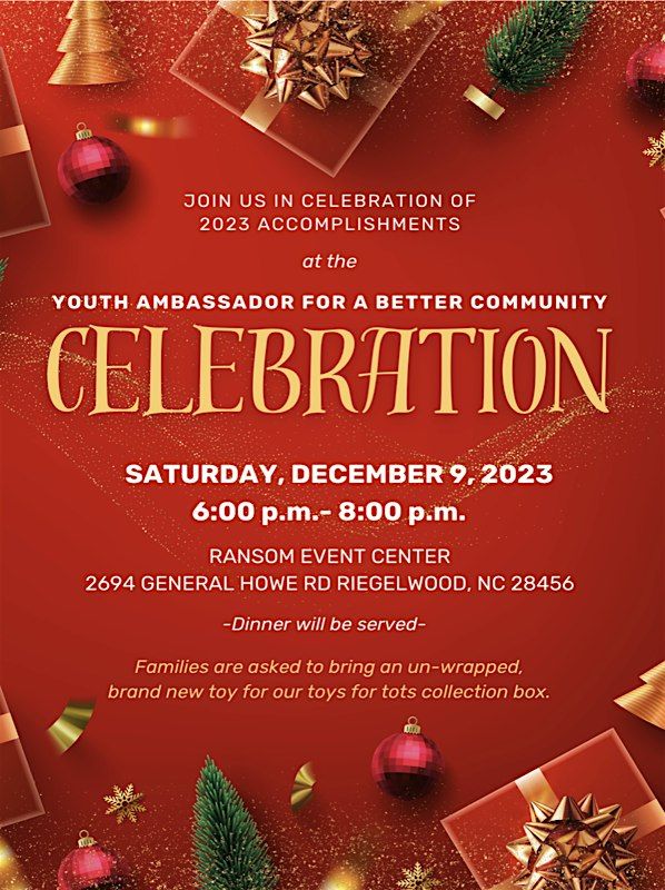 Youth Ambassadors Celebration, 2694 General Howe Road, Riegelwood, NC