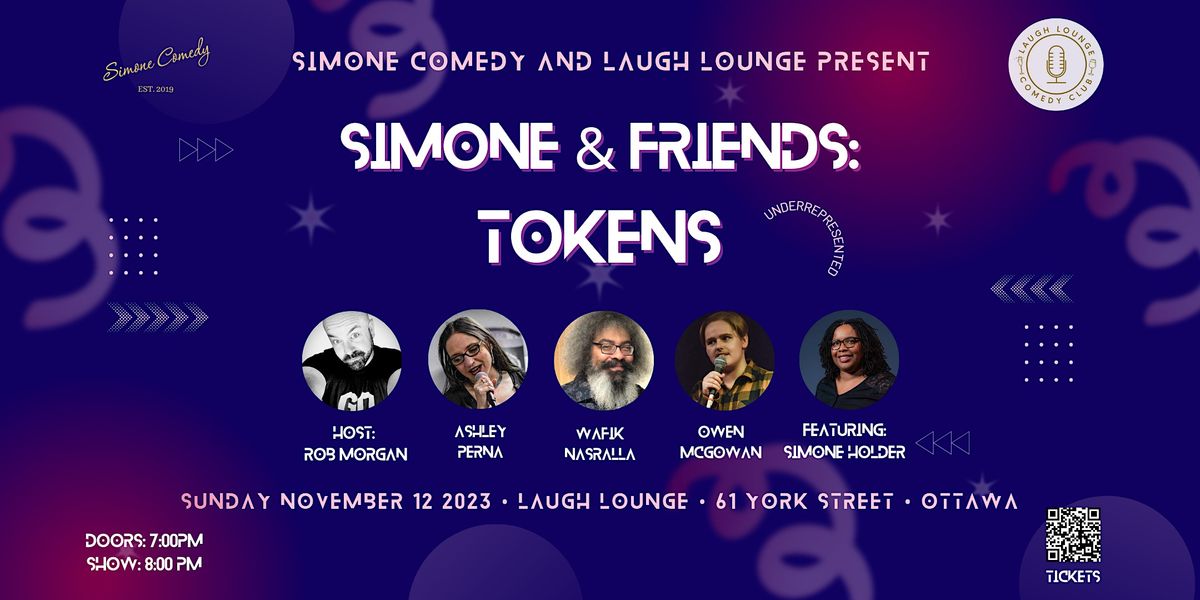 Simone & Friends: Tokens - Live comedy album recording, Laugh Lounge ...