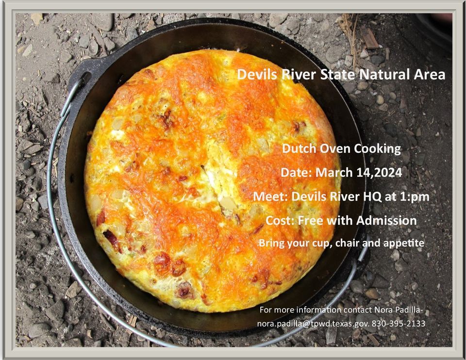 Dutch Oven Cooking Program, 21715B Dolan Creek Rd, Del Rio, TX, United
