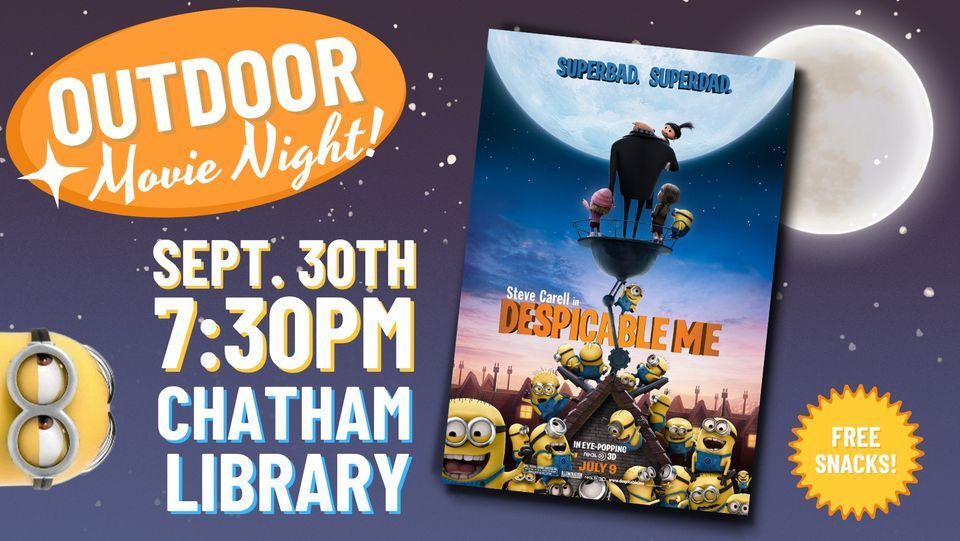 Despicable Me Outdoor Movie Night!, Pittsylvania County Public Library
