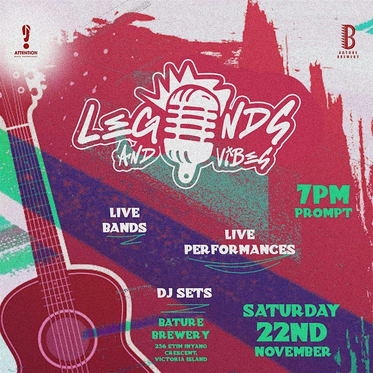 Legends And Vibes (LAV), 22 November | Event in Lagos | AllEvents