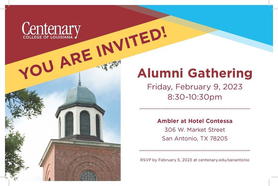 Centenary TMEA Alumni Gathering, Hotel Contessa, San Antonio, February