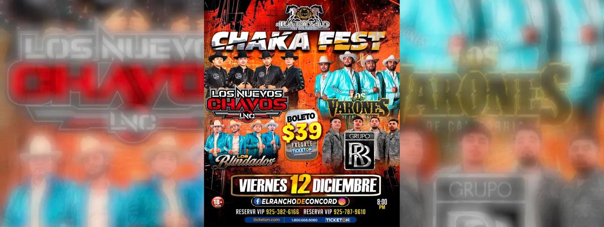LOS NUEVOS CHAVOS, VARONES DE CALIFORNIA & MAS , 12 December | Event in Concord | AllEvents