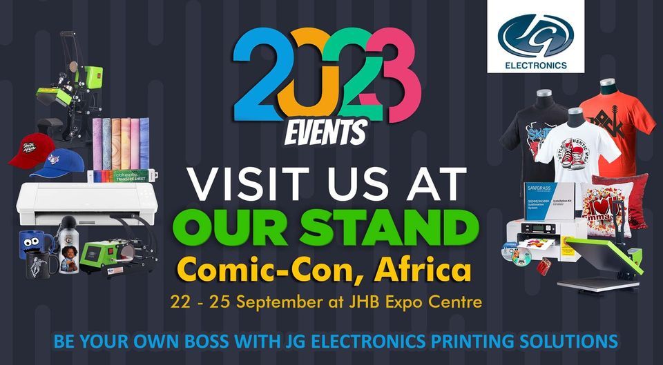 ComicCon Africa Expo, Johannesburg Expo Centre, 22 September to 25