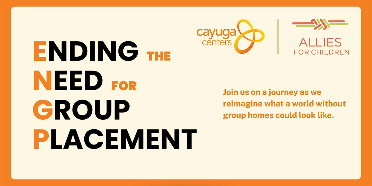 Ending the Need for Group Placement: Implementation by CoDesign Kickoff, 2 December | Event in Pittsburgh