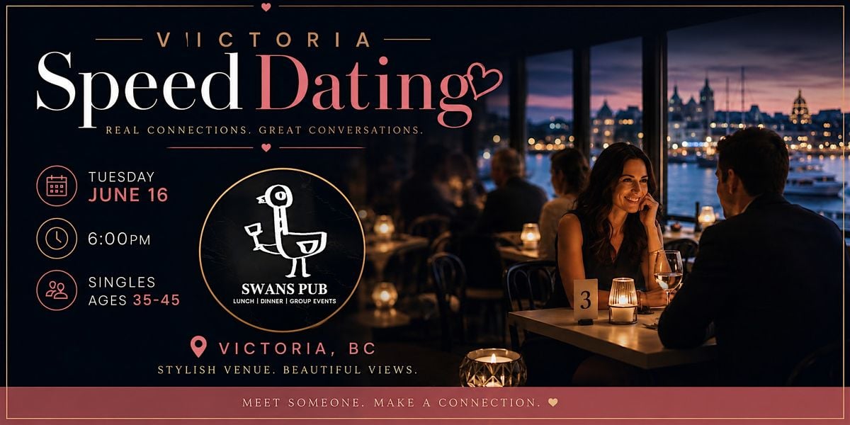 Victoria Speed Dating (Age 35-45)