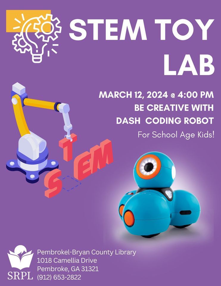 STEM Toy Lab Coding Robots, Pembroke Public Library, 12 March 2024
