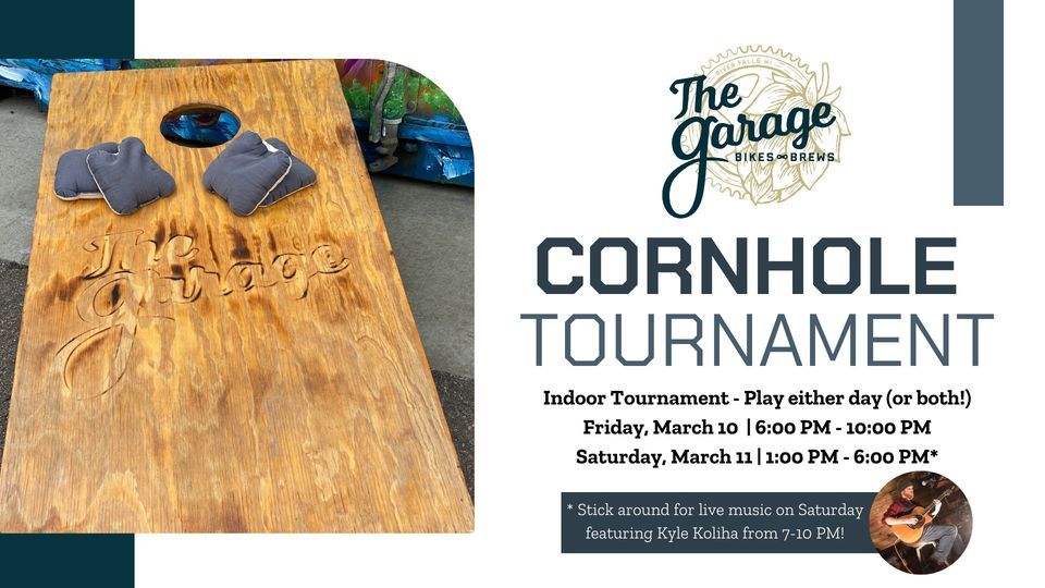 Cornhole Tournament (INDOOR), The Garage Bikes + Brews, River Falls, 10 March 2023 AllEvents.in